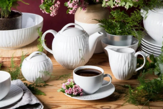Porcelán, servis - Čajový a kávový servis MariaPaula Natura, 21 ks.